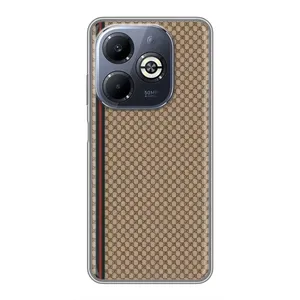 Чохли GUCCI для Інфінікс Смарт 8 Плюс (AlphaPrint) (Гуччі полоса)