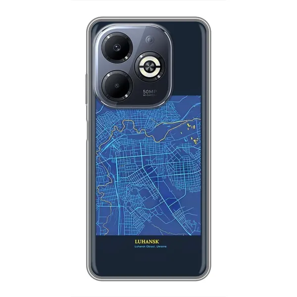 Чохол з принтом «Луганськ» для Infinix Smart 8 Plus