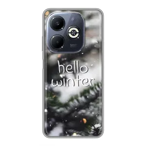 Новорічні, Святкові Чохли для Infinix Smart 8 Plus - 2024 год (Hello winter)