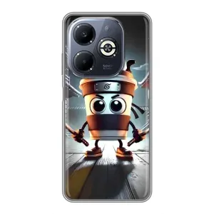 Чохол з принтом «Капучіно асасіно» для Infinix Smart 8 Plus