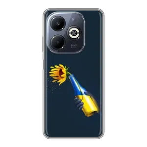 Чохол для Патріота України Infinix Smart 8 Plus - (AlphaPrint) (Коктель молотова)