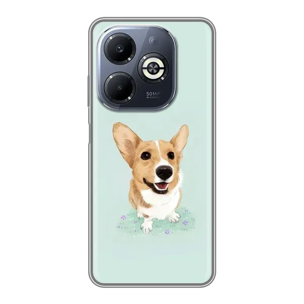Чохол з принтом «Коргі» для Infinix Smart 8 Plus