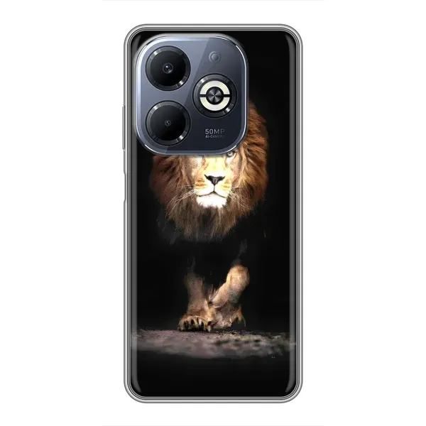 Чохол з принтом «Лев» для Infinix Smart 8 Plus Чохол з принтом «Лев» для Infinix Smart 8 Plus