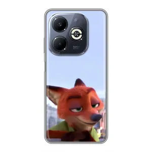 Чохол з принтом «Лис Нік» для Infinix Smart 8 Plus