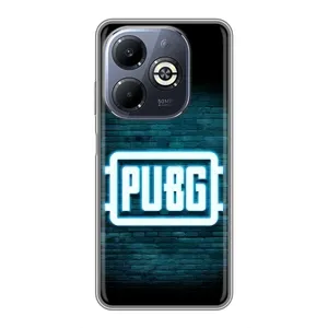 Чеjхол PUBG для Інфінікс Смарт 8 Плюс (AlphaPrint) (Лого PUBG)