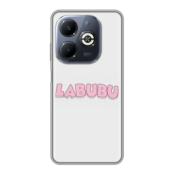 Чохол з принтом «Лого Лабубу» для Infinix Smart 8 Plus