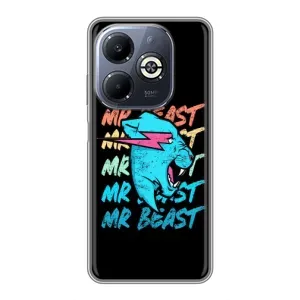 Чохли Містер Біст для Інфінікс Смарт 8 Плюс (logo Mr beast)