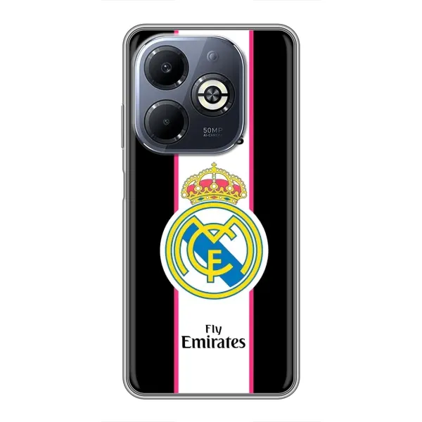Чохол з принтом «лого Real Madrid» для Infinix Smart 8 Plus