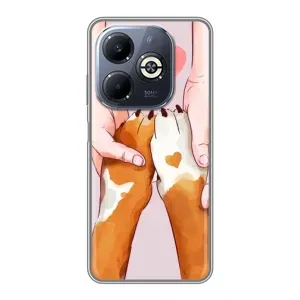 Чохли з собаками для Infinix Smart 8 Plus (VPrint) (Любовь до собак)