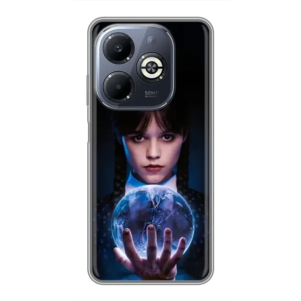 Чохол з принтом «Магічна сфера Венздей» для Infinix Smart 8 Plus