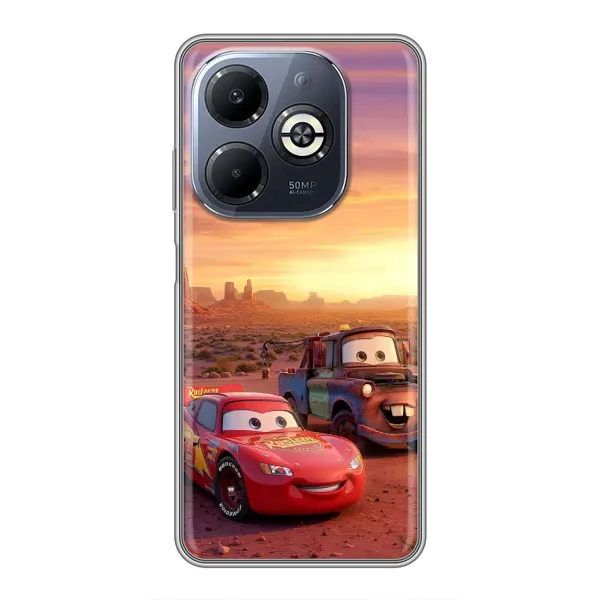 Чохол з принтом «Маквін та Сирник» для Infinix Smart 8 Plus