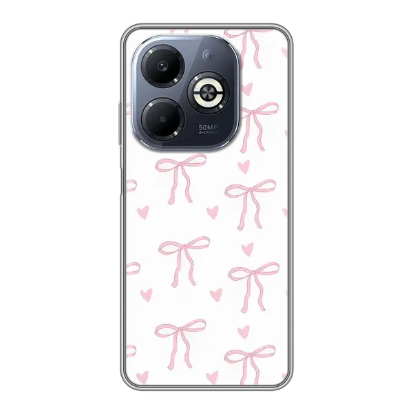 Чехол с принтом «Маленькие бантики» для Infinix Smart 8 Plus