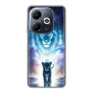 Чохол з картинкою ЛЕВ для Infinix Smart 8 Plus (VPrint) (Маленький лев)