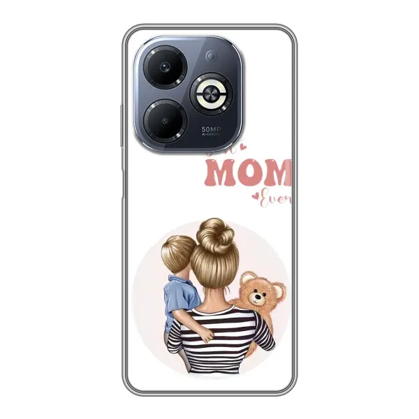 Чохол з принтом «Мама і син» для Infinix Smart 8 Plus Чохол з принтом «Мама і син» для Infinix Smart 8 Plus