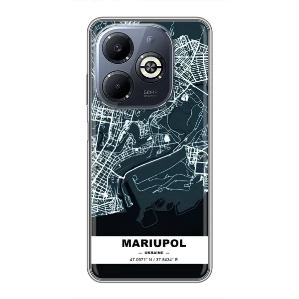 Чохол з принтом «Маріуполь» для Infinix Smart 8 Plus