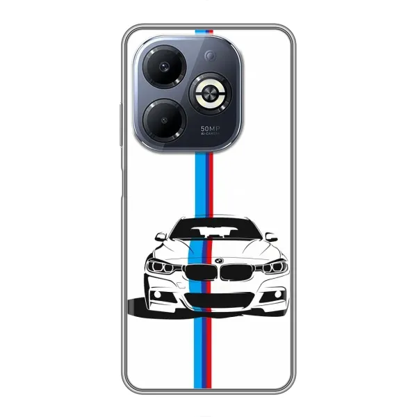 Чохол з принтом «Машина БМВ» для Infinix Smart 8 Plus