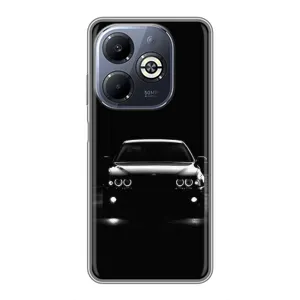 Чохол для Інфінікс Смарт 8 Плюс - з принтом БМВ (AlphaPrint) (Машина BMW)