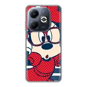 Міккі Маус чохол для Infinix Smart 8 Plus (AlphaPrint - Мультяшні) (Маус в окулярах)