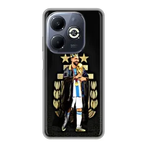 Чохли для Infinix Smart 8 Plus (Leo чемпіон) (AlphaPrint) (Мессі Король)