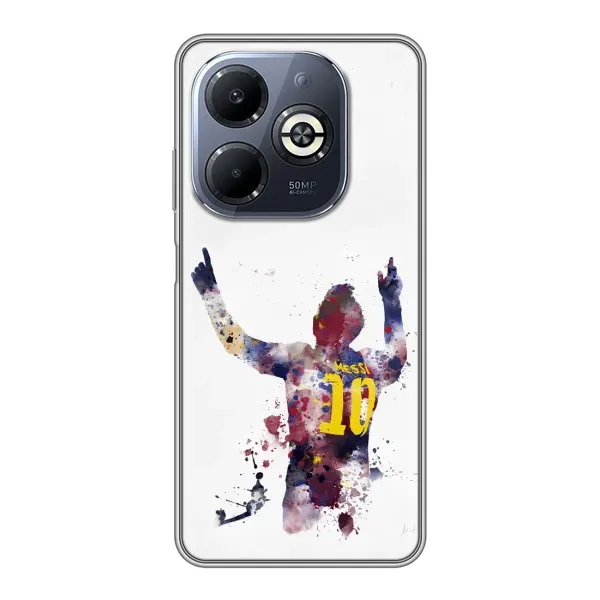 Чохол з принтом «Messi Barca» для Infinix Smart 8 Plus