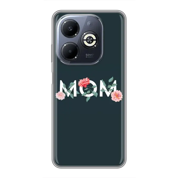 Чохол з принтом «Mom дизайн» для Infinix Smart 8 Plus Чохол з принтом «Mom дизайн» для Infinix Smart 8 Plus