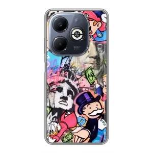 Чохли з крутими принтами для Infinix Smart 8 Plus - (PREMIUMPrint) (Monopoly man)