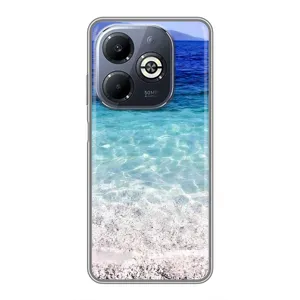 Силіконовий чохол з КАРТИНКАМИ літо для Infinix Smart 8 Plus (AlphaPrint) (Море)