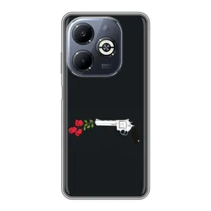 Чехлы (ART) Цветы на Infinix Smart 8 Plus (VPrint) (Неочікувані квіти)