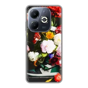 Бренднові Чохли для Infinix Smart 8 Plus - (PREMIUMPrint) (Nike цветы)
