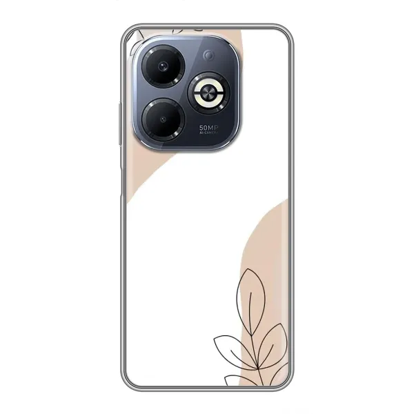 Чохол з принтом «Нюдова гілочка абстракція» для Infinix Smart 8 Plus Чохол з принтом «Нюдова гілочка абстракція» для Infinix Smart 8 Plus