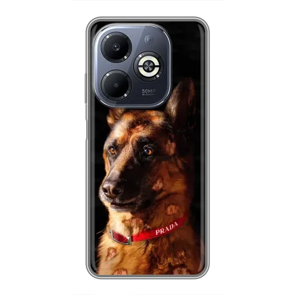 Чохол з принтом «Овчарка» для Infinix Smart 8 Plus