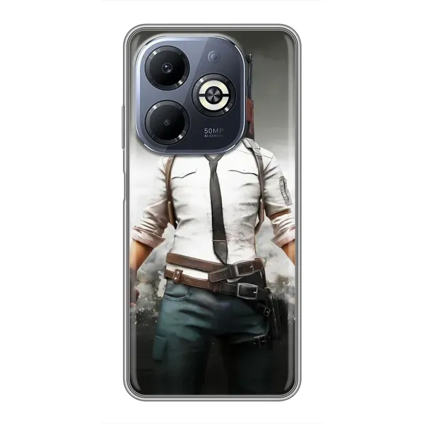 Чохол з принтом «Пабг мен» для Infinix Smart 8 Plus