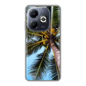 Силіконовий чохол з КАРТИНКАМИ літо для Infinix Smart 8 Plus (AlphaPrint) (Пальма)