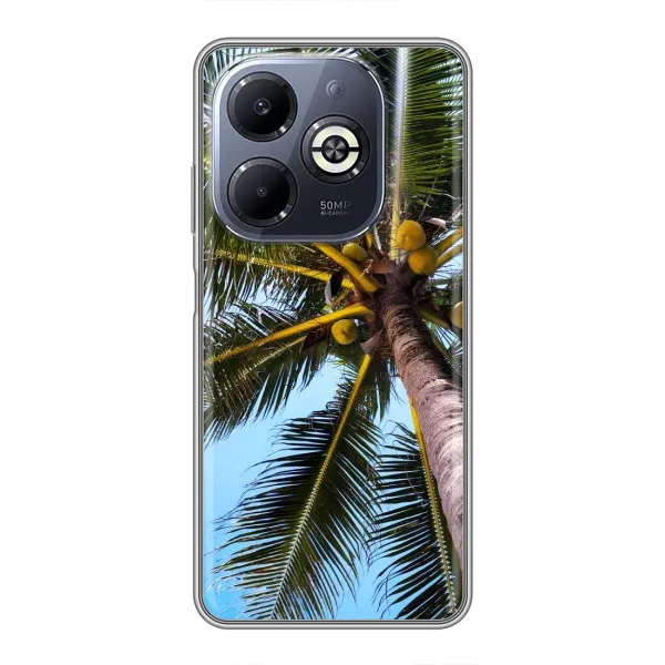 Чохол з принтом «Пальма» для Infinix Smart 8 Plus Чохол з принтом «Пальма» для Infinix Smart 8 Plus