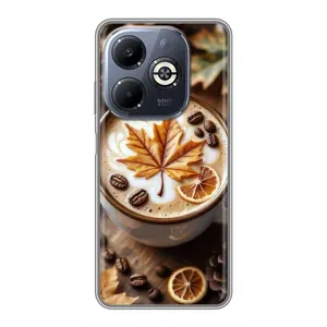 Чохол з унікальним дизайном 'Осінь з кавою' для Infinix Smart 8 Plus (Пряна кава)