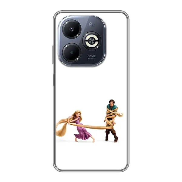 Чохол з принтом «Рапунцель та Флін» для Infinix Smart 8 Plus