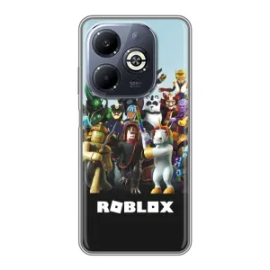 Чохли з топовими принтами для Інфінікс Смарт 8 Плюс (ROBLEX)