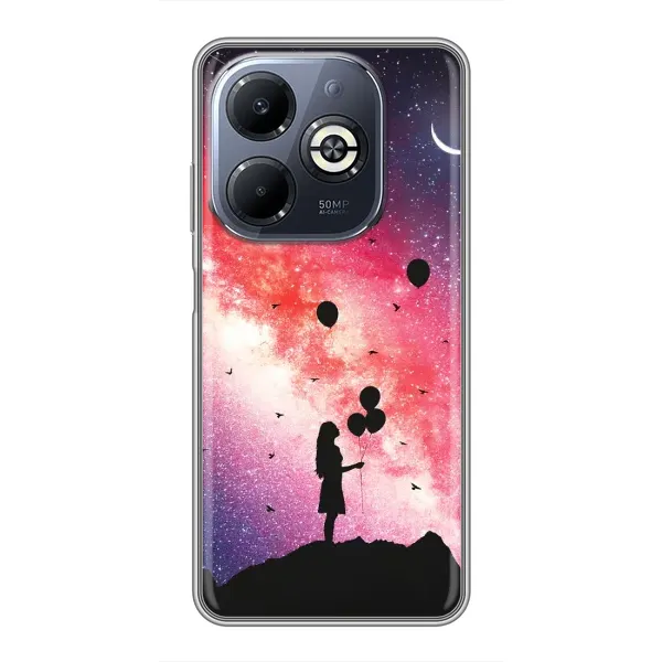 Чехол с принтом «С шариками» для Infinix Smart 8 Plus Чехол с принтом «С шариками» для Infinix Smart 8 Plus