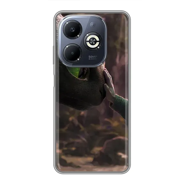Чохол з принтом «Сцена з драконом» для Infinix Smart 8 Plus Чохол з принтом «Сцена з драконом» для Infinix Smart 8 Plus