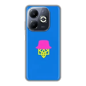 Чохли для Infinix Smart 8 Plus Укр. Символіка (AlphaPrint) (Шапка на гербу)