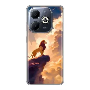 Чохол з принтом «Сімба на скелі» для Infinix Smart 8 Plus