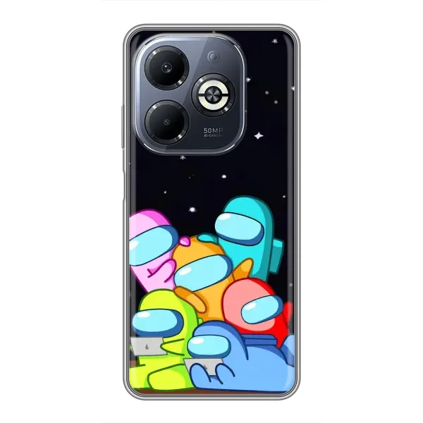 Чохол з принтом «Скіни в космосі» для Infinix Smart 8 Plus