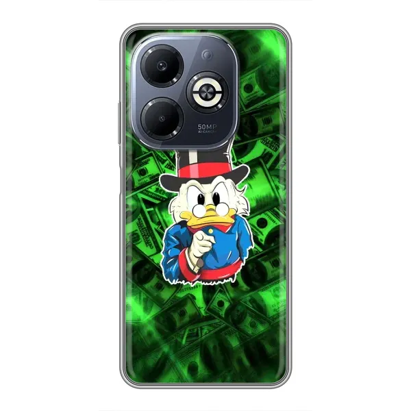 Чохол з принтом «Скрудж МакДак» для Infinix Smart 8 Plus