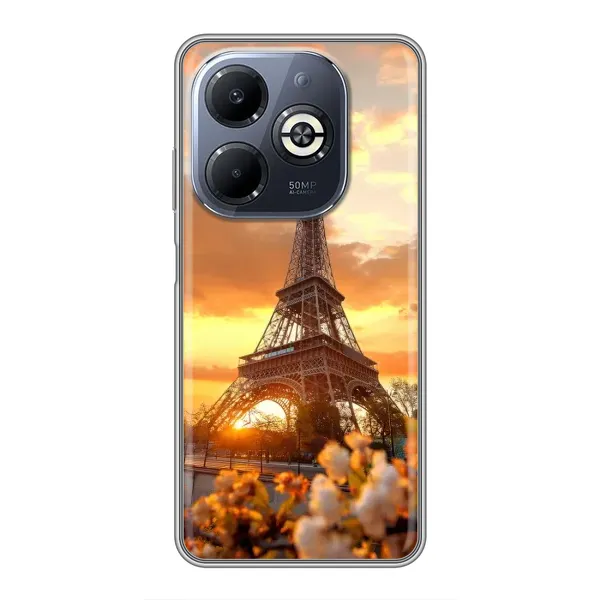 Чехол с принтом «Солнечная башня» для Infinix Smart 8 Plus