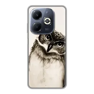 Чохол з пташками на Infinix Smart 8 Plus (VPrint) (Сова)