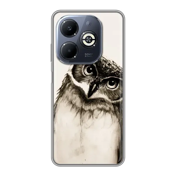 Чохол з принтом «Сова» для Infinix Smart 8 Plus Чохол з принтом «Сова» для Infinix Smart 8 Plus