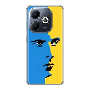 Украинские Чехлы для Infinix Smart 8 Plus с картинкой УПА (AlphaPrint) (Степан Бандера)