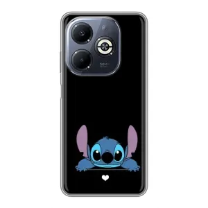 Чохол з принтом «Стіч на чорному» для Infinix Smart 8 Plus