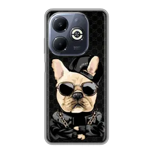 Чохли з крутими принтами для Infinix Smart 8 Plus - (PREMIUMPrint) (Стильна собака)