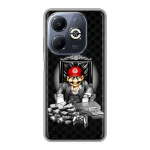 Чохли з крутими принтами для Infinix Smart 8 Plus - (PREMIUMPrint) (Супер Маріо)